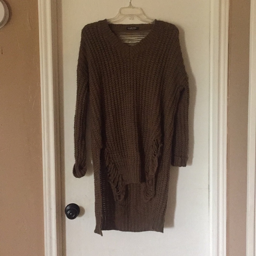 Fashion nova over sized army green sweater